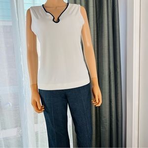 Tommy Hilfiger basic sleeveless top white, size M